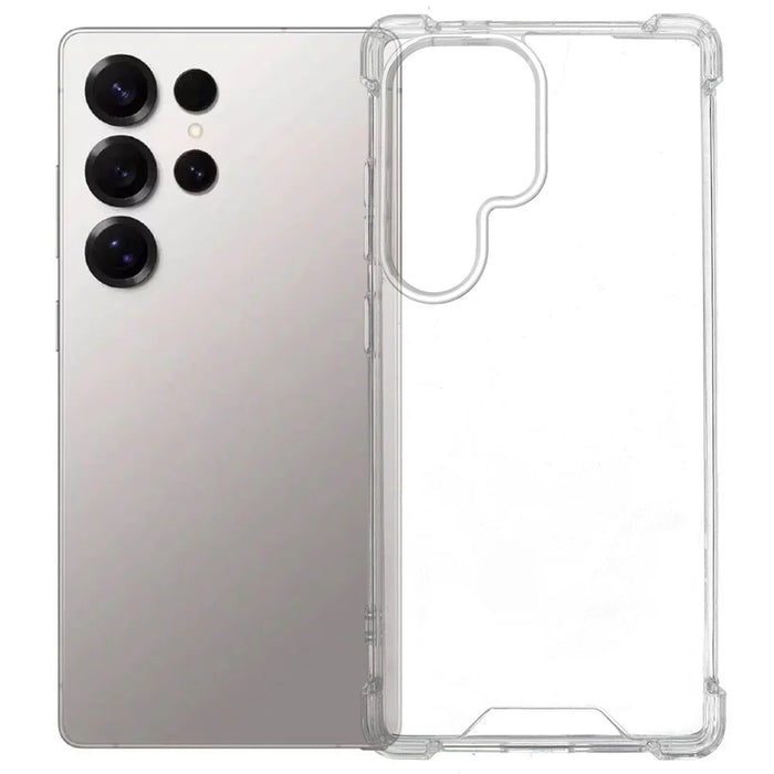 For Samsung Galaxy S25 Ultra Clear Phone Case TPU + Acrylic 1.5mm Shockproof Back Cover - 1