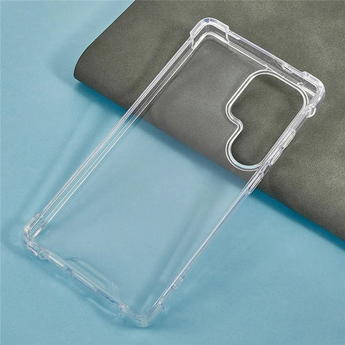 For Samsung Galaxy S24 Ultra Clear Phone Case TPU + Acrylic 1.5mm Shockproof Back Cover - 4