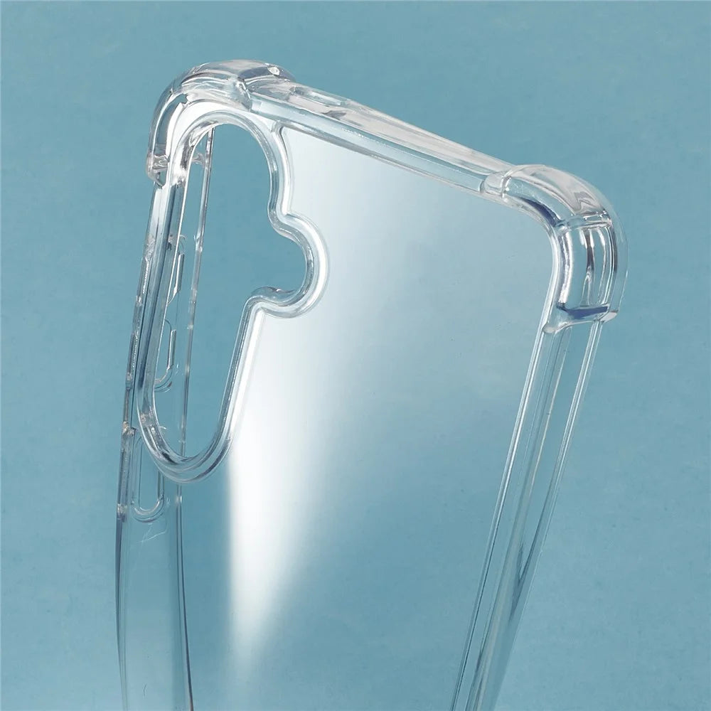 For Samsung Galaxy S24 FE Clear Phone Case TPU + Acrylic 1.5mm Shockproof Back Cover - 7