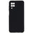For Samsung Galaxy A12 / M12 / A12 Nacho 4G Liquid Silicone Texture Cellphone Drop-proof Cover 2.0mm Thick Arc Edge TPU Case - Black - 2
