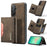 DG.MING M2 Series for Samsung Galaxy A26 5G Case PU + PC + TPU Phone Cover Detachable Wallet - Coffee - 1