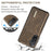 DG.MING M2 Series for Samsung Galaxy A26 5G Case PU + PC + TPU Phone Cover Detachable Wallet - Coffee - 7