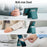 JEEHOOD For Samsung Galaxy S21 4G Leather Back Cover Magnetic Case  J06 Phone Case with Card Bag RFID Blocking - Blue - 6