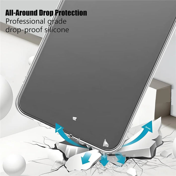 KALEBOL For iPhone 11 Pro Max Clear Case  1.5mm Thickened TPU Shockproof Phone Cover - Transparent - 4
