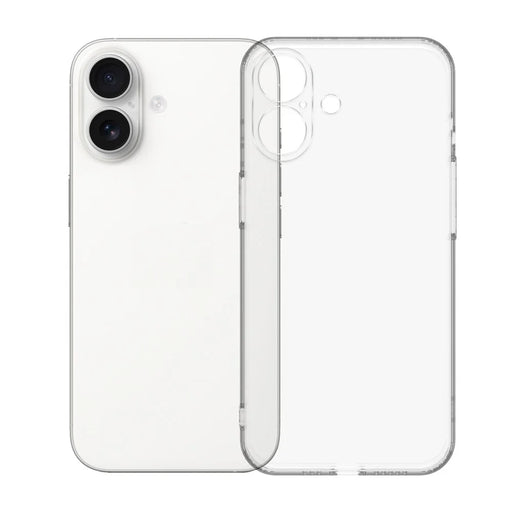 KALEBOL For iPhone 16 Plus Clear Case  1.5mm Thickened TPU Shockproof Phone Cover - Transparent - 1