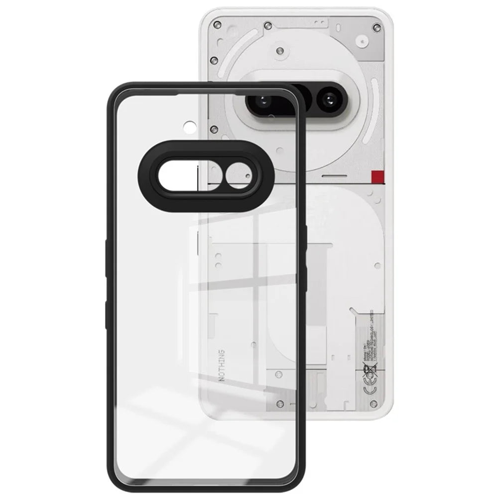 IMAK UX-9A Series for Nothing Phone (3a) Case Clear TPU PC Phone Cover Reinforced Corners - 1