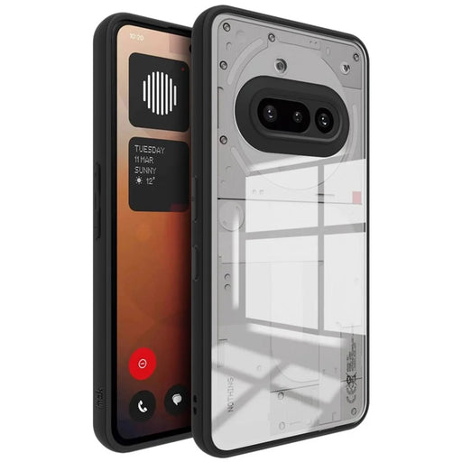 IMAK UX-9A Series for Nothing Phone (3a) Case Clear TPU PC Phone Cover Reinforced Corners - 2