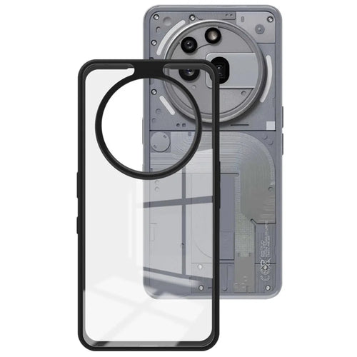 IMAK UX-9A Series for Nothing Phone (3a) Pro Case Clear TPU PC Phone Cover Reinforced Corners - 1