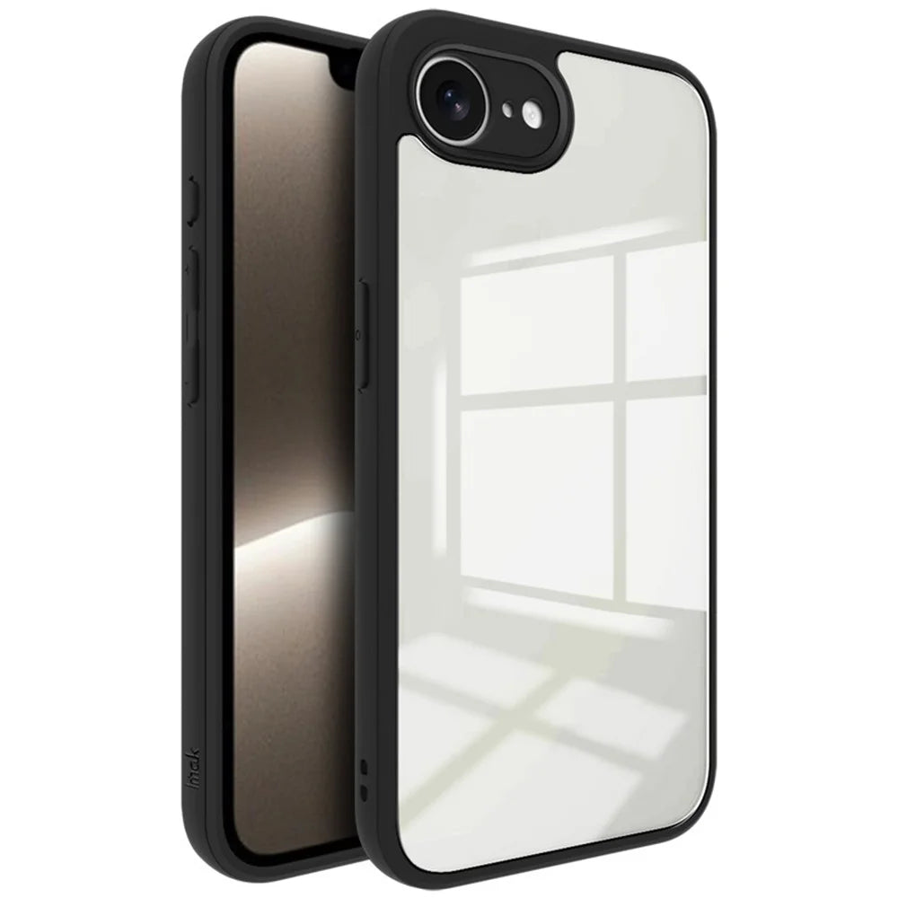 IMAK UX-9A Series for iPhone 17e / 16e Case Clear TPU PC Phone Cover Reinforced Corners - 2