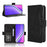 For Realme P3 Pro 5G Leather Case Phone Wallet Cover with Multiple Card Slots - Black - 1