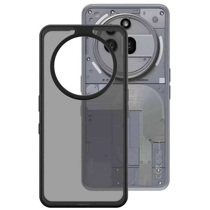 IMAK UX-9B Series For Nothing Phone (3a) Pro Case Tiny Airbag PC TPU Matte Phone Cover - 1
