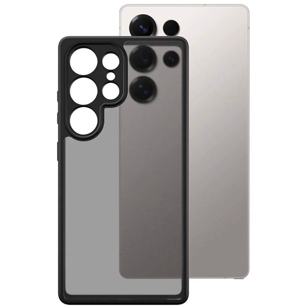 IMAK UX-9B Series For Samsung Galaxy S25 Ultra Case Tiny Airbag PC TPU Matte Phone Cover - 1