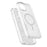 For iPhone 15 Plus / 14 Plus Phone Case Compatible with MagSafe Glitter PC + TPU Hybrid Shockproof Cover - White - 6