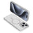 For iPhone 15 Pro Max Phone Case Compatible with MagSafe Glitter PC + TPU Hybrid Shockproof Cover - White - 4