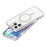For iPhone 16 Pro Phone Case Compatible with MagSafe Glitter PC + TPU Hybrid Shockproof Cover - White - 5