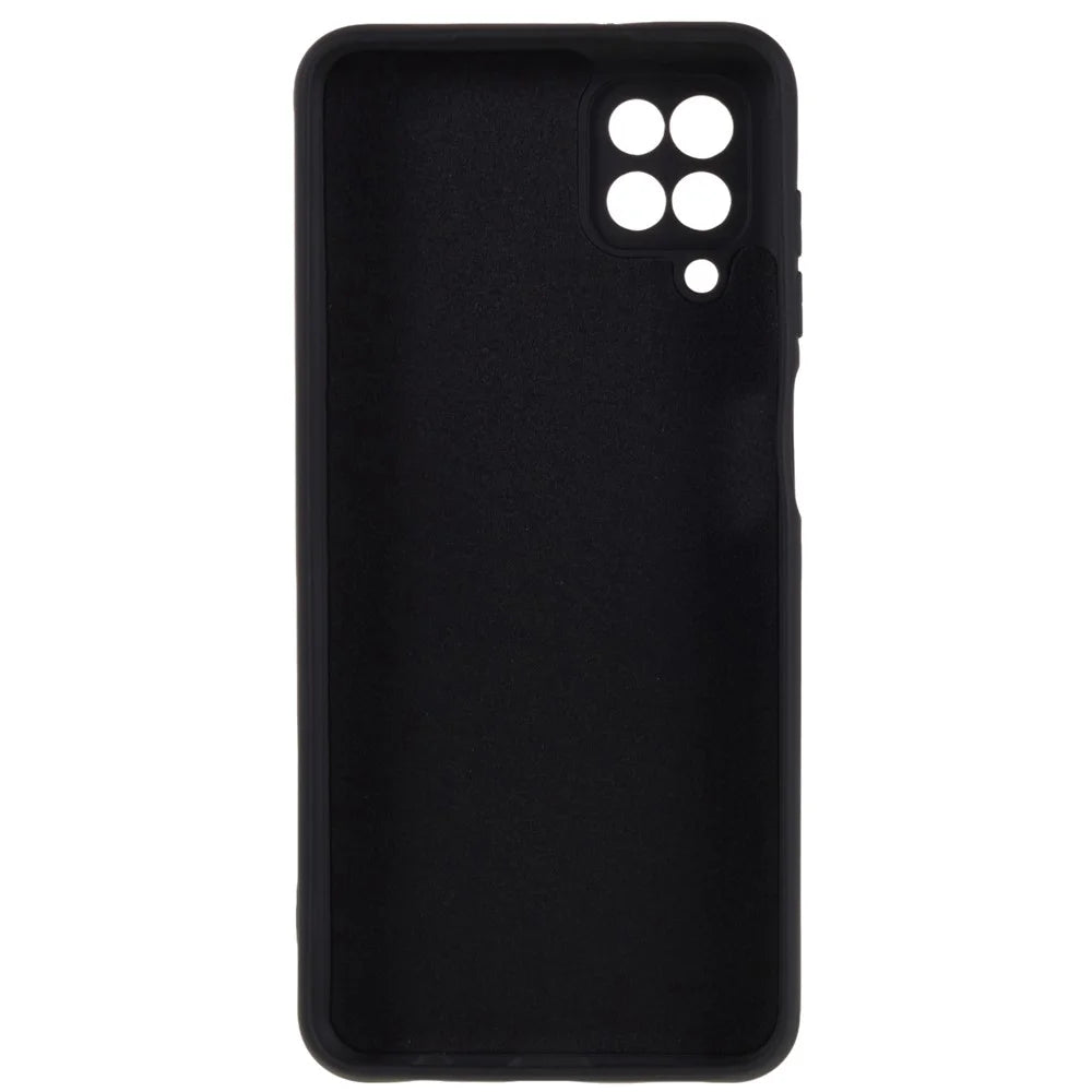 2.0mm Thick Arc Edge TPU Cover for Samsung Galaxy A22 4G (EU Version), Liquid Silicone Texture Phone Drop-proof Case - Black - 4