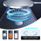 For iPhone 16 Pro Case with Magnetic Kickstand TPU + PC Anti Drop Phone Cover - Sapphire - 3