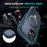 For iPhone 16 Plus Case with Magnetic Kickstand TPU + PC Anti Drop Phone Cover - Sapphire - 6