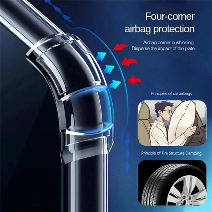 SHANWO For iPhone 16 TPU Clear Case 1.5mm Shockproof Mobile Back Cover - 3