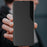 For iPhone 17e / 16e Phone Case Folio Flip PU Leather Stand Cover - Black - 3
