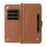 For ZTE Blade V70 Max / nubia V70 Max Wallet Case with Shoulder / Wrist Strap Leather Phone Cover Stand - Brown - 3