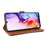 For ZTE Blade V70 Max / nubia V70 Max Wallet Case with Shoulder / Wrist Strap Leather Phone Cover Stand - Brown - 5