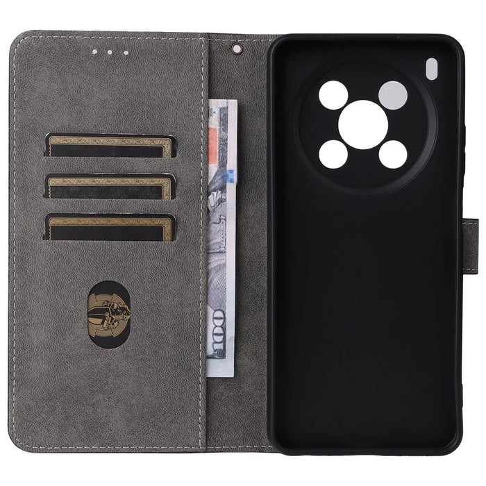 For ZTE Blade V70 Max / nubia V70 Max Case Wallet RFID Blocking PU Leather Cover Viewing Stand - Green - 3