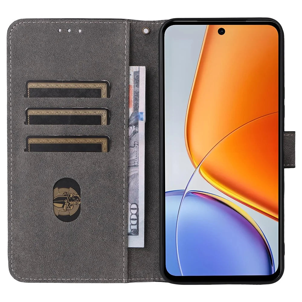 For vivo Y39 5G / Y300i 5G Case Wallet RFID Blocking PU Leather Cover Viewing Stand - Blue - 2