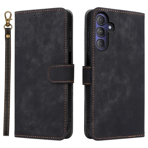 For Gabb Phone 4 Pro Case Wallet RFID Blocking PU Leather Cover Viewing Stand - Black - 1