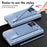 For Google Pixel 10 Pro Fold Case Kickstand Hinge PC Phone Cover with Tempered Glass Film, Stylus - Blue - 5