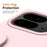 For Google Pixel 10 Pro Fold Case Kickstand Wristband PC Phone Cover with Tempered Glass Film - Pink - 6