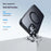 For iPhone 13 Case Compatible with MagSafe Rotating Straight Kickstand TPU + PC Matte Phone Cover - Black - 5