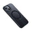 For iPhone 14 Case Compatible with MagSafe Rotating Straight Kickstand TPU + PC Matte Phone Cover - Black - 2