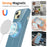 For iPhone 13 Magnetic Case Compatible with MagSafe TPU Phone Back Cover with Lanyard - Blue - 2