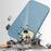 For iPhone 13 Magnetic Case Compatible with MagSafe TPU Phone Back Cover with Lanyard - Blue - 4