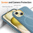 For iPhone 14 Plus Magnetic Case Compatible with MagSafe TPU Phone Back Cover with Lanyard - Blue - 3
