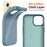 For iPhone 15 Plus Magnetic Case Compatible with MagSafe TPU Phone Back Cover with Lanyard - Blue - 5