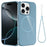 For iPhone 15 Pro Max Magnetic Case Compatible with MagSafe TPU Phone Back Cover with Lanyard - Blue - 1