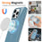 For iPhone 15 Pro Max Magnetic Case Compatible with MagSafe TPU Phone Back Cover with Lanyard - Blue - 2