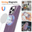 For iPhone 16 Pro Magnetic Case Compatible with MagSafe TPU Phone Back Cover with Lanyard - Purple - 2