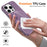For iPhone 16 Pro Magnetic Case Compatible with MagSafe TPU Phone Back Cover with Lanyard - Purple - 6