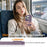 For iPhone 16 Pro Magnetic Case Compatible with MagSafe TPU Phone Back Cover with Lanyard - Purple - 7