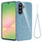 For Samsung Galaxy A36 5G Magnetic Case TPU Phone Back Cover with Lanyard - Blue - 1