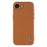 AZNS For iPhone 17e / 16e Case Electroplating Carbon Fiber Texture PU + TPU Phone Cover - Brown - 2