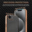 AZNS For iPhone 17e / 16e Case Electroplating Carbon Fiber Texture PU + TPU Phone Cover - Brown - 7