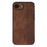 AZNS For iPhone 17e / 16e Case Protective PU Leather Covered TPU Phone Shell - Brown - 2