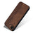 AZNS For iPhone 17e / 16e Case Protective PU Leather Covered TPU Phone Shell - Brown - 3