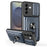 For Samsung Galaxy S25 Case PC + TPU Kickstand Phone Back Cover with Camera Slider - Titanium Grey - 1