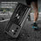 For Samsung Galaxy S25 Case PC + TPU Kickstand Phone Back Cover with Camera Slider - Titanium Grey - 2