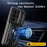 For Samsung Galaxy S25 Ultra Case PC + TPU Kickstand Phone Back Cover with Camera Slider - Black - 3